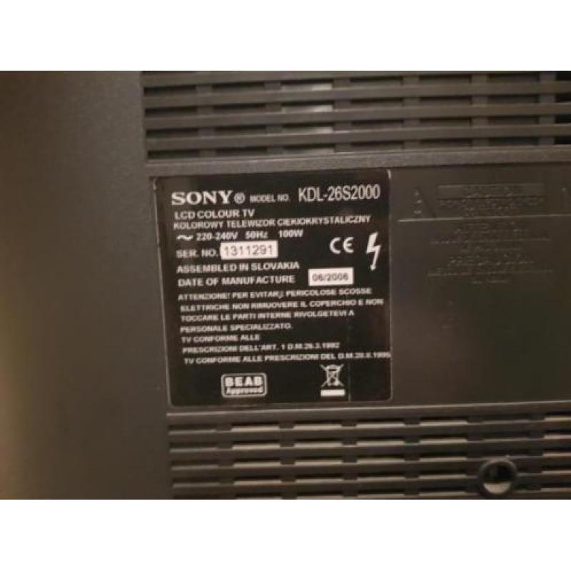 Sony Bravia KDL-26S2000 26"