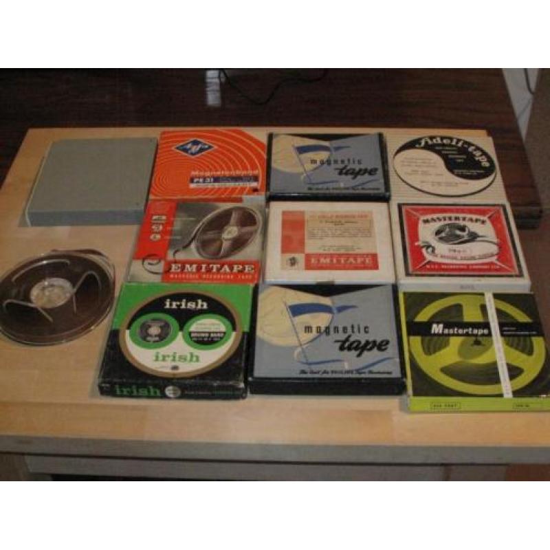 11 tapes voor reel to reel tape player