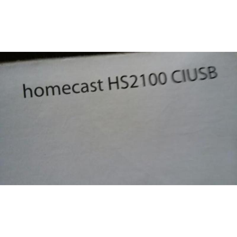 Canaal digitaal ontvanger homecast HS2100 CIUSB