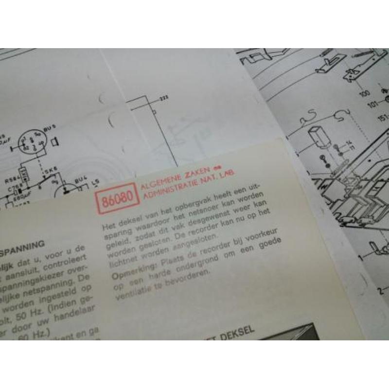 Philips 4308 Gebruiksaanwijzing en service manual