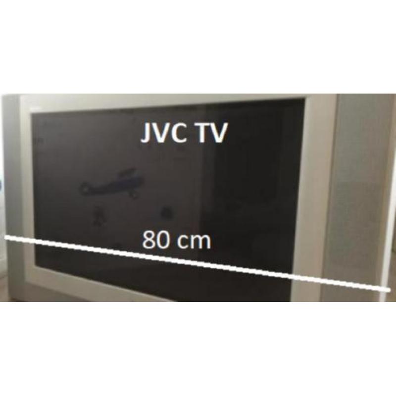 TV -JVC model 80cm lengte 50cm Breedte