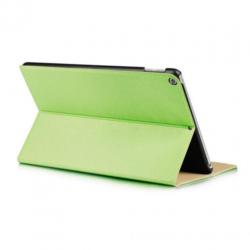 Leather style smart case groen iPad 2017 (9.7")