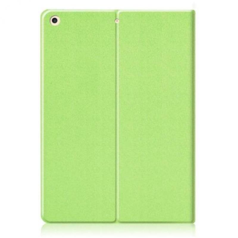 Leather style smart case groen iPad 2017 (9.7")