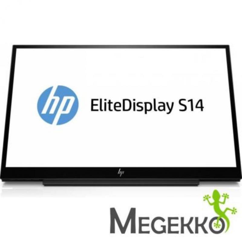 HP EliteDisplay S14 14" Full HD LED Mat Flat Zwart compute..