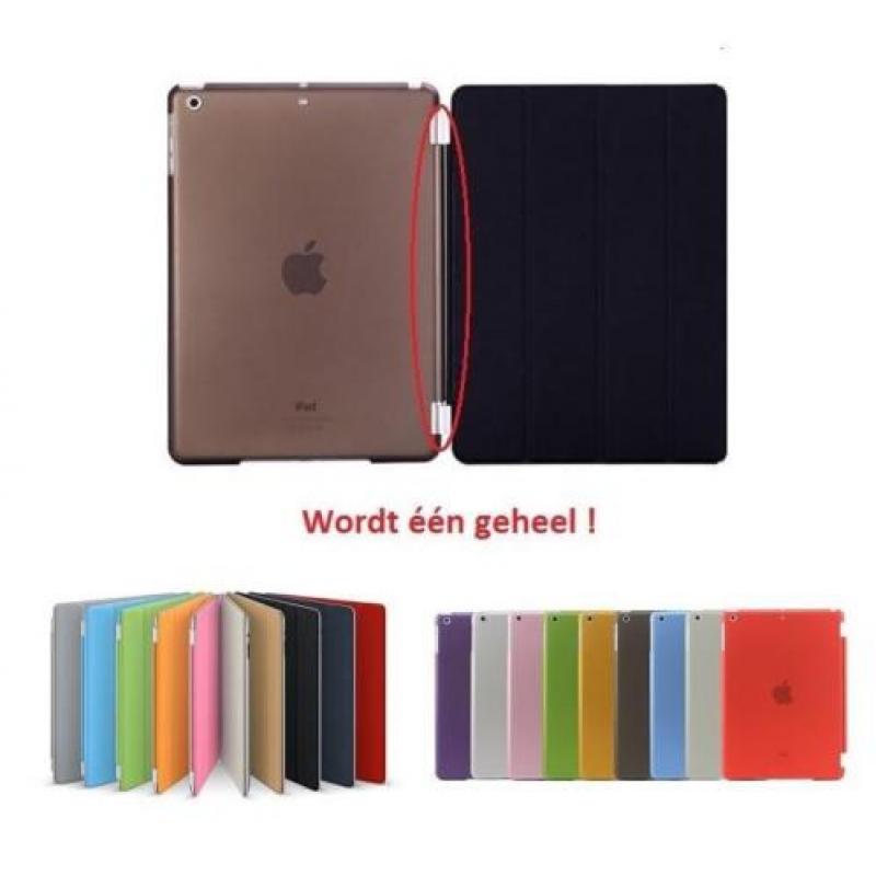 iPad 2 3 4 Smart Cover Smartcover hoes hoesje - COMBI BLAUW