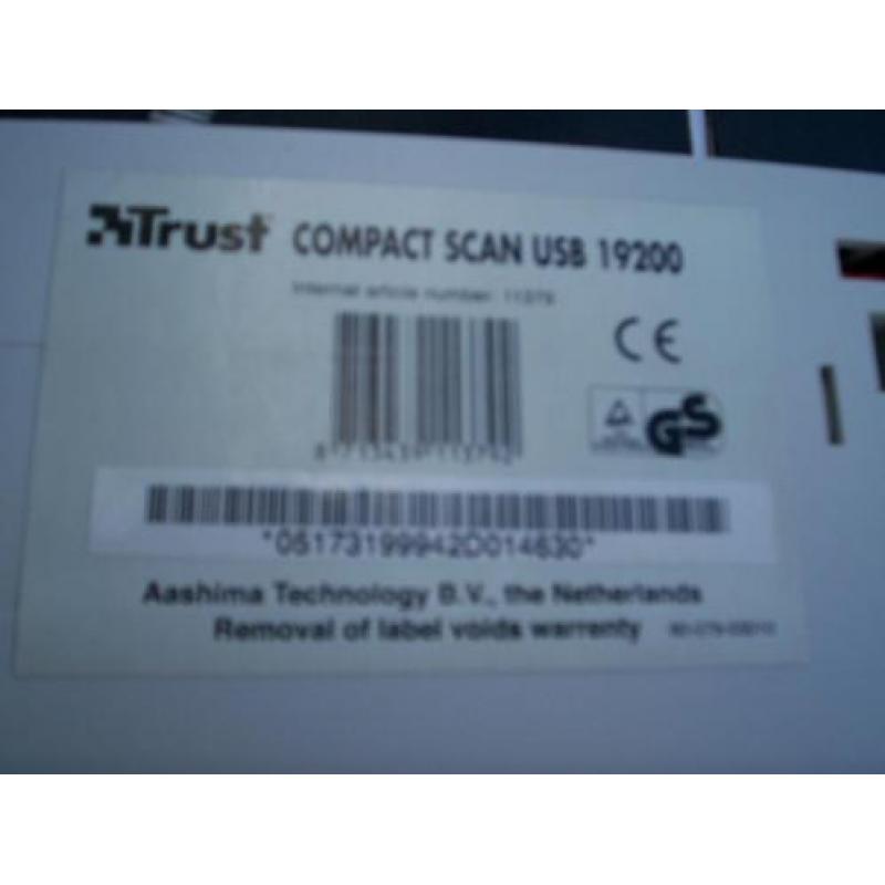 SCANNER Trust Compact Scan USB 19200 lichtbeige A4 USB19200