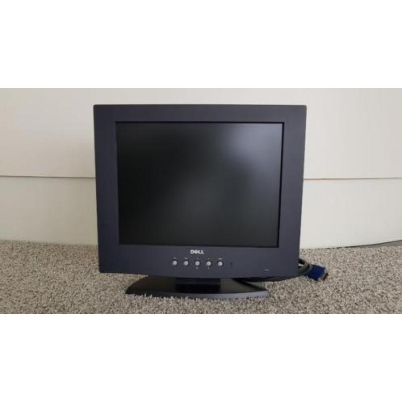 Dell zwarte monitor 15 inch