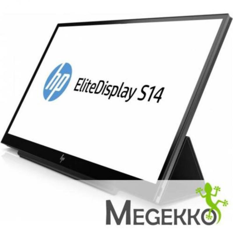 HP EliteDisplay S14 14" Full HD LED Mat Flat Zwart compute..