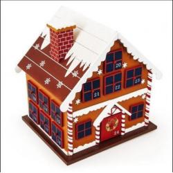 Adventskalender Houten Winterhuisje, Kerst, Advent "Retou...