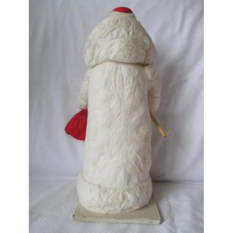 oude kerstman papier mache 38 x 15 cm 1965-1970