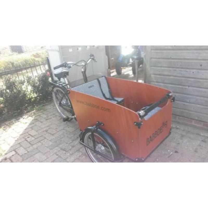 In nieuwstaat verkerende babboe big bakfiets