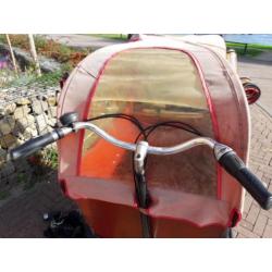 Babboe big bakfiets met huif en slot