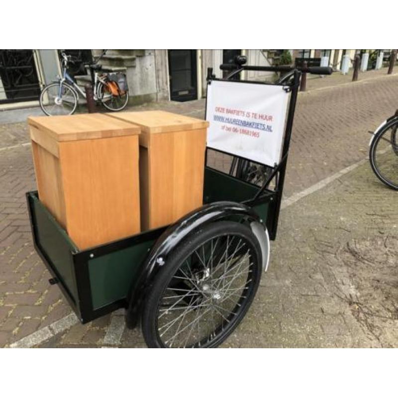 verhuizen, bakfiets te huur!