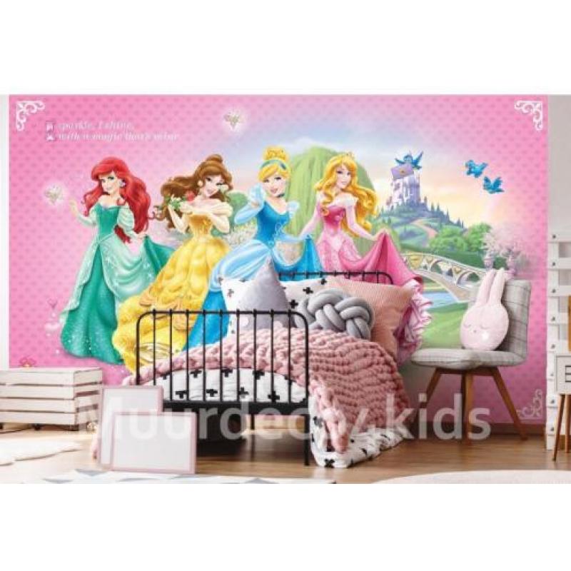 Disney Princess VLIES fotobehang Prinsessen * Muurdeco4kids