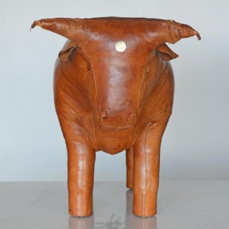 VOETENBANK OTTOMAN STIER DIMITRI OMERSA retro ca. 1970