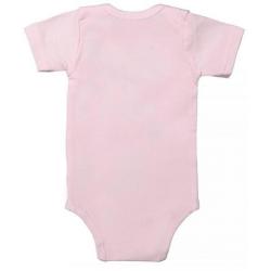 Dirkje Basic romper korte mouw roze