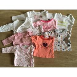 Pakket babykleding meisje maat 50