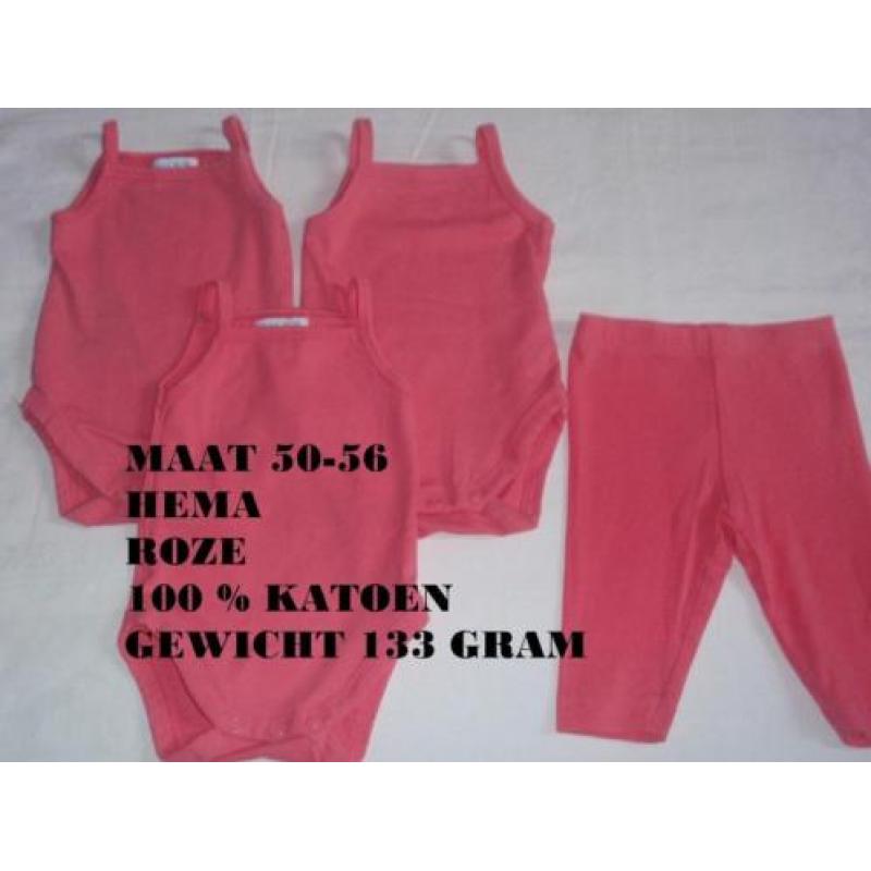 Maat 50-56 - diverse baby kleding van hema