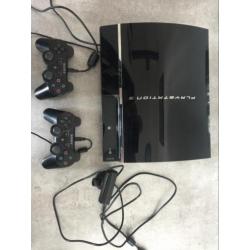 Ps3 Fat 60 GB + 19 ps3 en 14 PS2 games