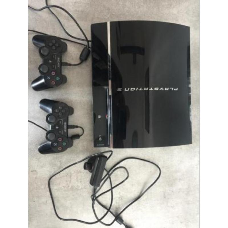 Ps3 Fat 60 GB + 19 ps3 en 14 PS2 games