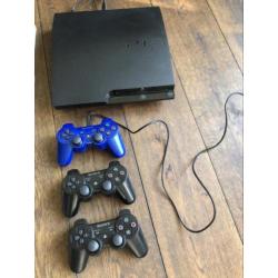 Sony Playstation 3 slim 320GB + 19 spellen