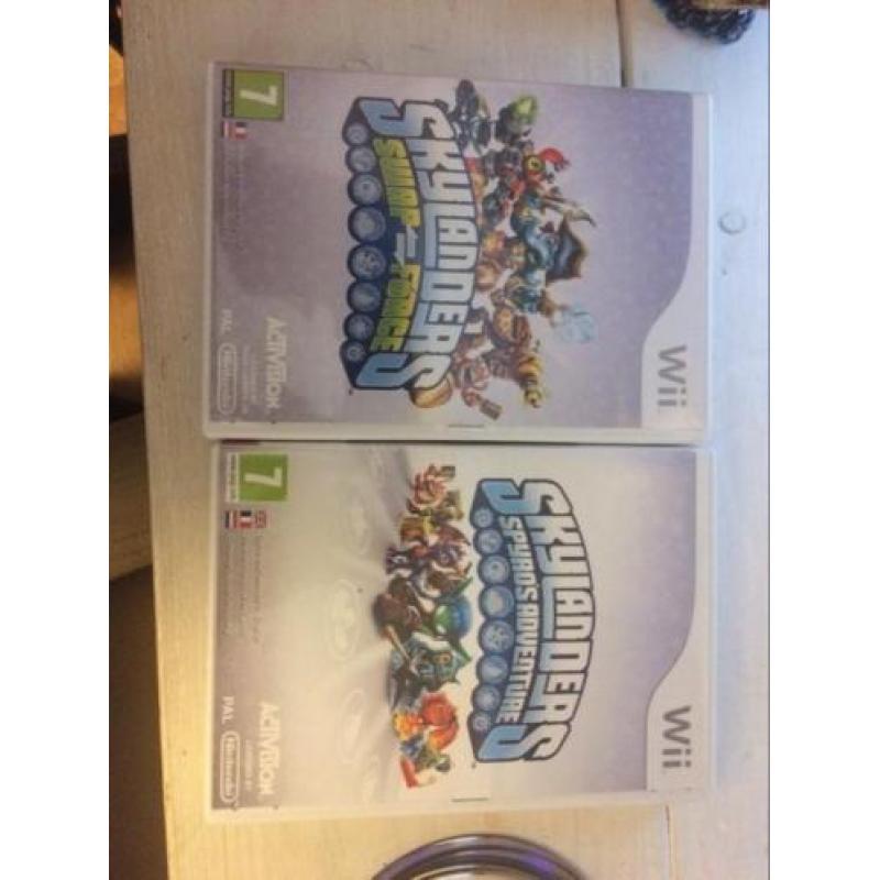 Skylanders spellen + poppetjes Wii